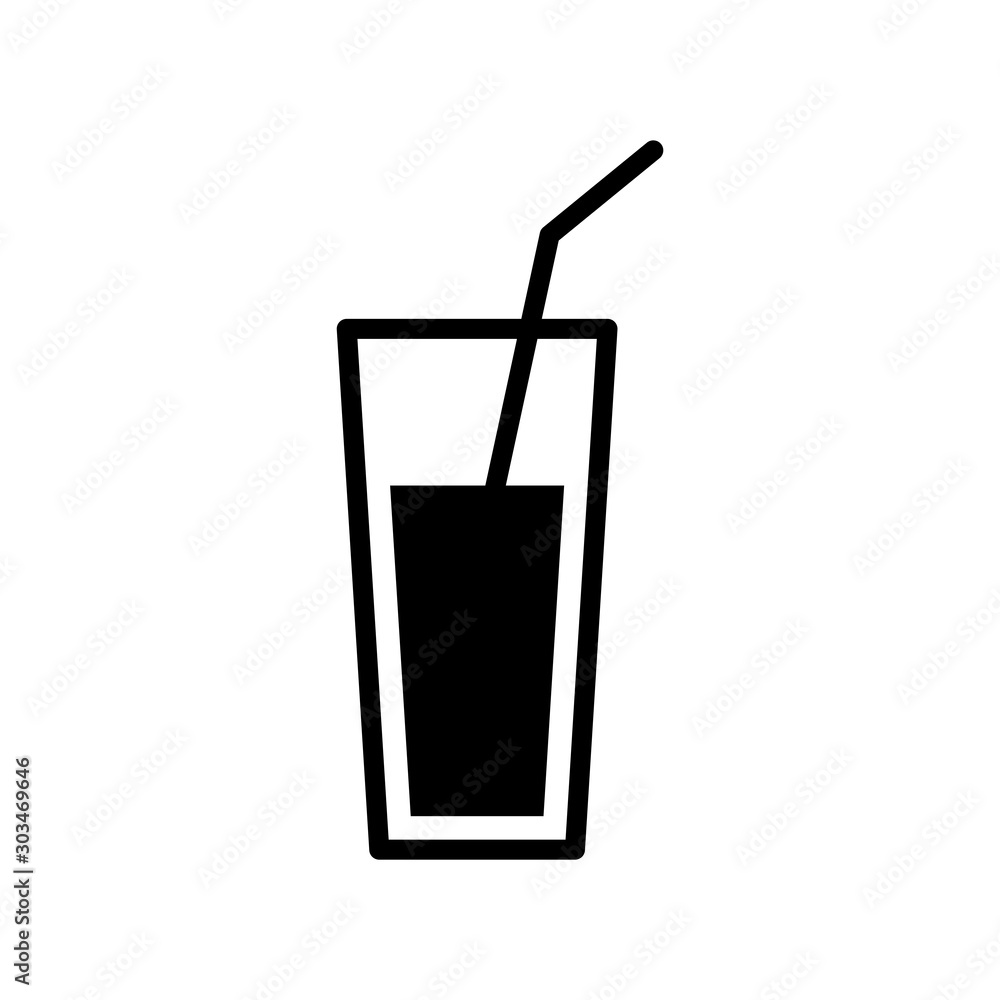 Drink Icon Vector Simple Design Drink Icon Vector Simple Design