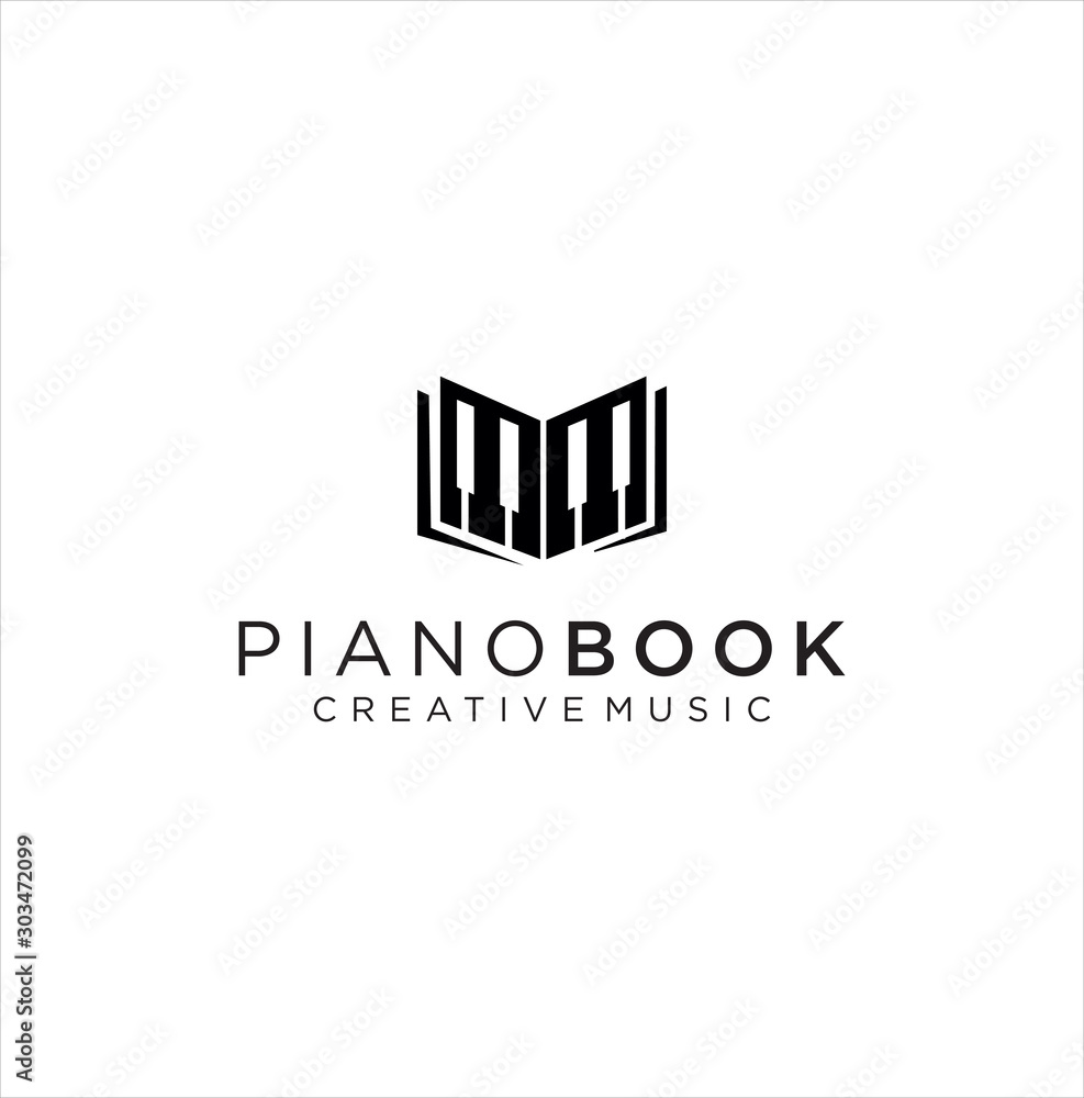 Piano Book logo design Retro Hipster Stock Illustration . Music Piano Logo . Piano concert logo design. Live music concert. Piano keys Vector Piano Book logo design Retro Hipster Stock Illustration . Music Piano Logo . Piano concert logo design. Live music concert. Piano keys Vector