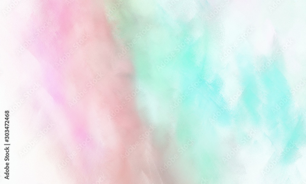 abstract painted background with lavender, pale turquoise and baby pink color and space for text or image