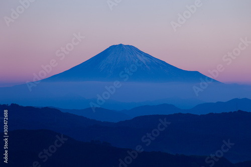 富士山_FUJI_mt.FUJI_mountain_夕景