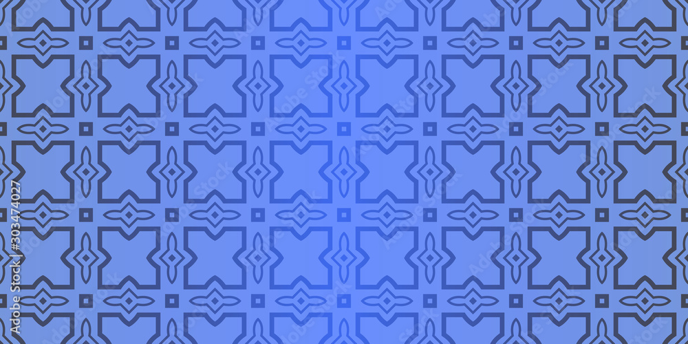 Seamless geometric pattern with decorative art-deco modern ornamnet. Vector illustration Seamless geometric pattern with decorative art-deco modern ornamnet. Vector illustration