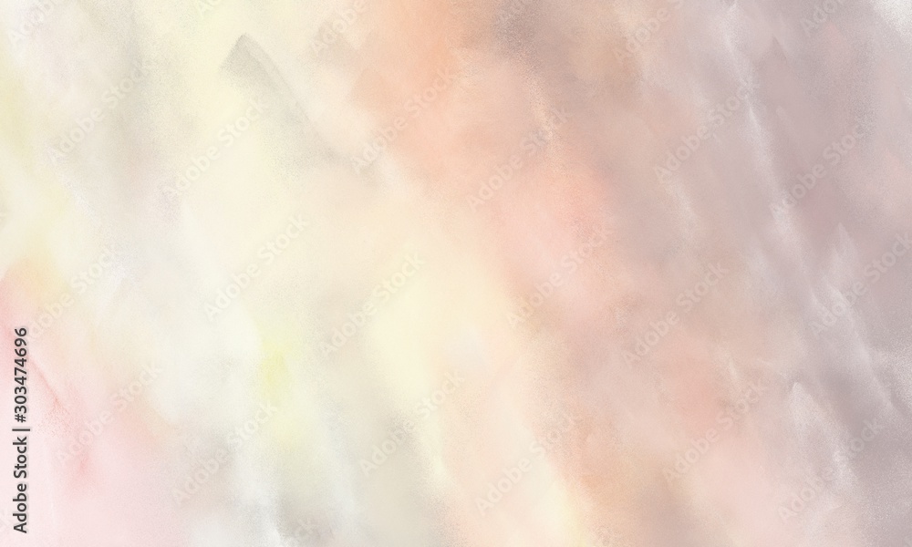 Fototapeta premium abstract background with light gray, bisque and silver color and space for text
