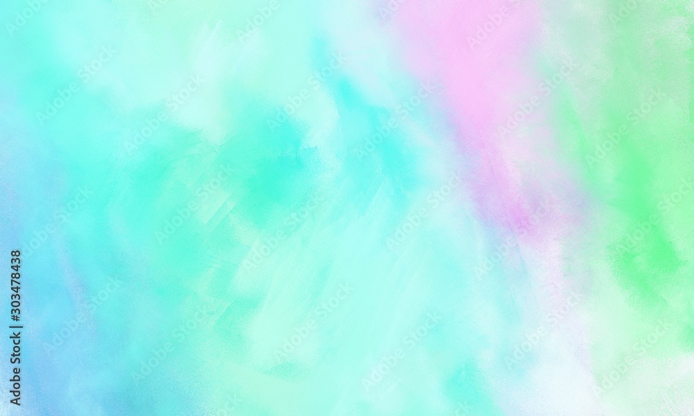 abstract background with pale turquoise, lavender and aqua marine color and space for text or image