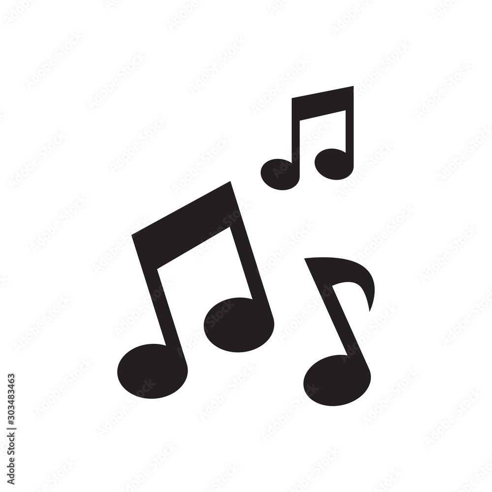 Music Notes Icon Vector Music Notes Icon Vector