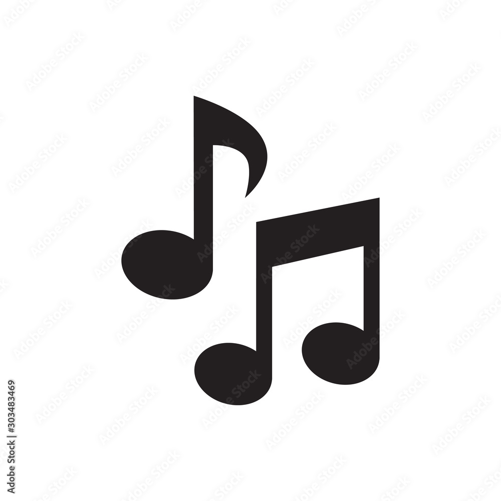 Music Notes Icon Vector Music Notes Icon Vector