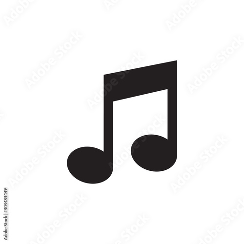 Music Notes Icon Vector