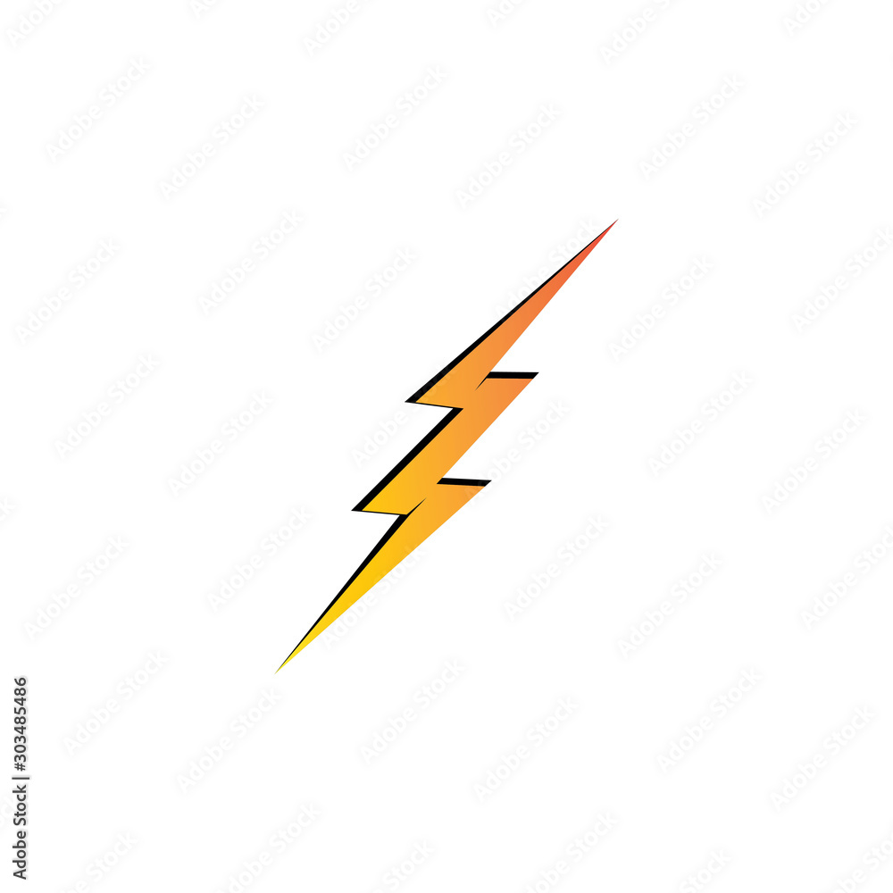 lightning thunder bolt electricity logo design template lightning thunder bolt electricity logo design template