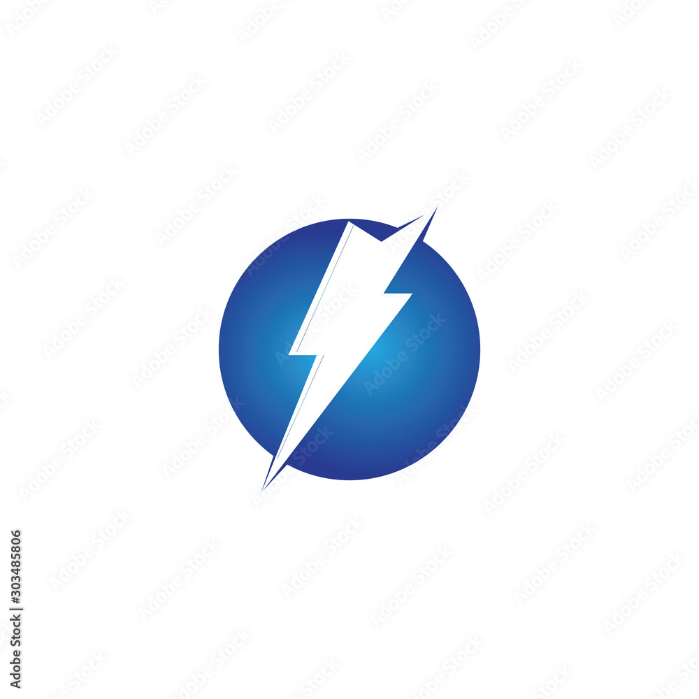 lightning thunder bolt electricity logo design template lightning thunder bolt electricity logo design template