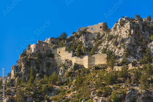 Historical Buffavento Castle in Kyrenia region - Northern Cyprus