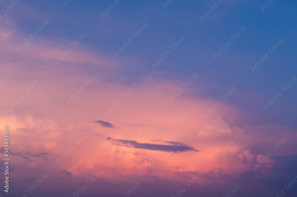 Cloud sky in heaven as background