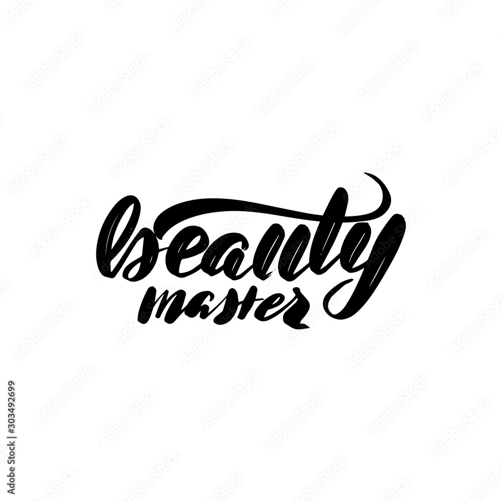 Obraz premium Vector calligraphy illustration isolated on white background
