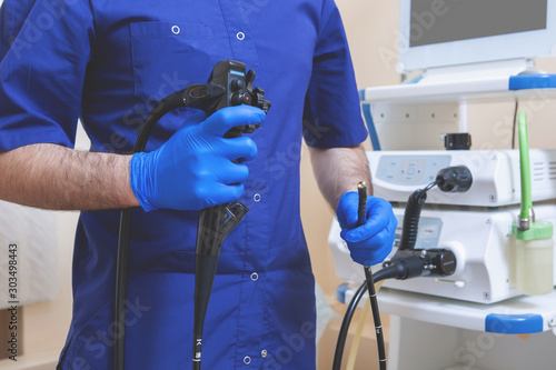 Obraz na płótnie Gastroscopy, endoscopy.