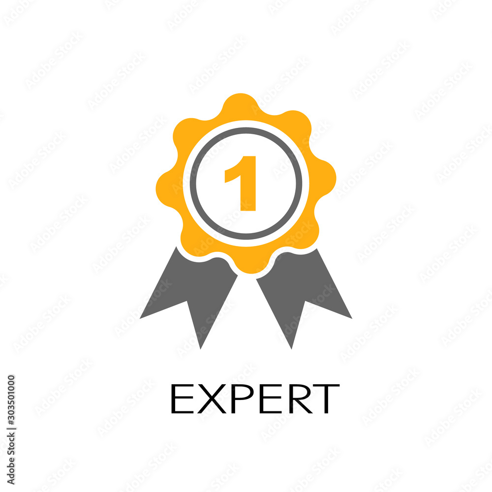 Vector Expert advice gold symbol Vector Expert advice gold symbol