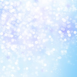 Shimmering blur spot lights on abstract background. Christmas background