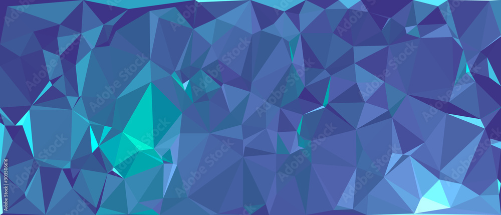 Obraz premium Abstract polygonal background. Triangular geometric pattern. Vector illustration.