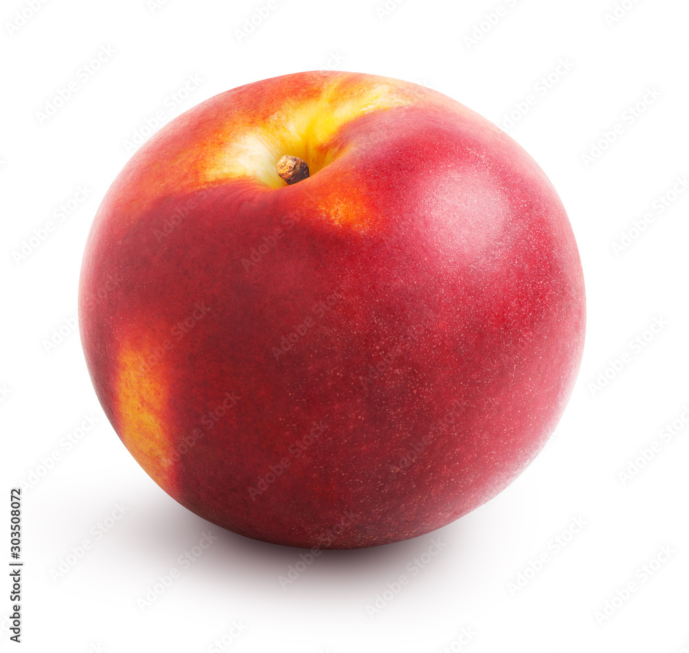 Nectarine fruit isolated Nectarine fruit isolated