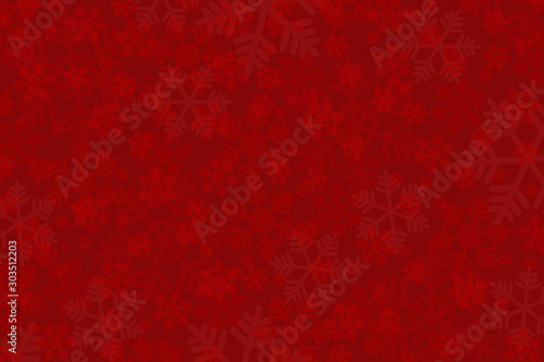 Bilde på lerret burgundy background with snowflakes for New Year or Christmas