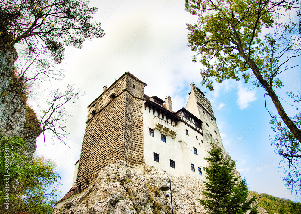 Europe Romania bran castle park
