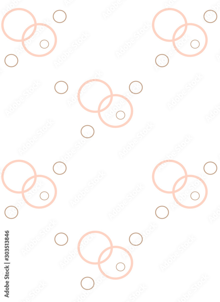 geometric pattern with small and large circles (beige) geometric pattern with small and large circles (beige)