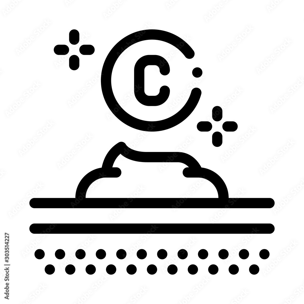 Collagen Cream Icon Vector. Outline Collagen Cream Sign. Isolated Contour Symbol Illustration Collagen Cream Icon Vector. Outline Collagen Cream Sign. Isolated Contour Symbol Illustration