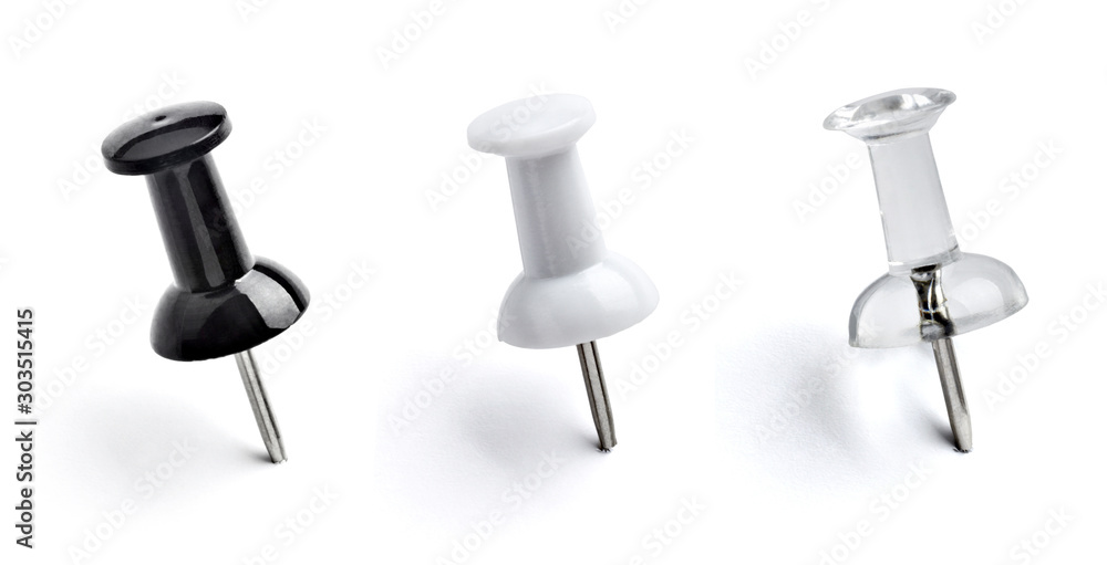 push pin paper clip thumbtack note office