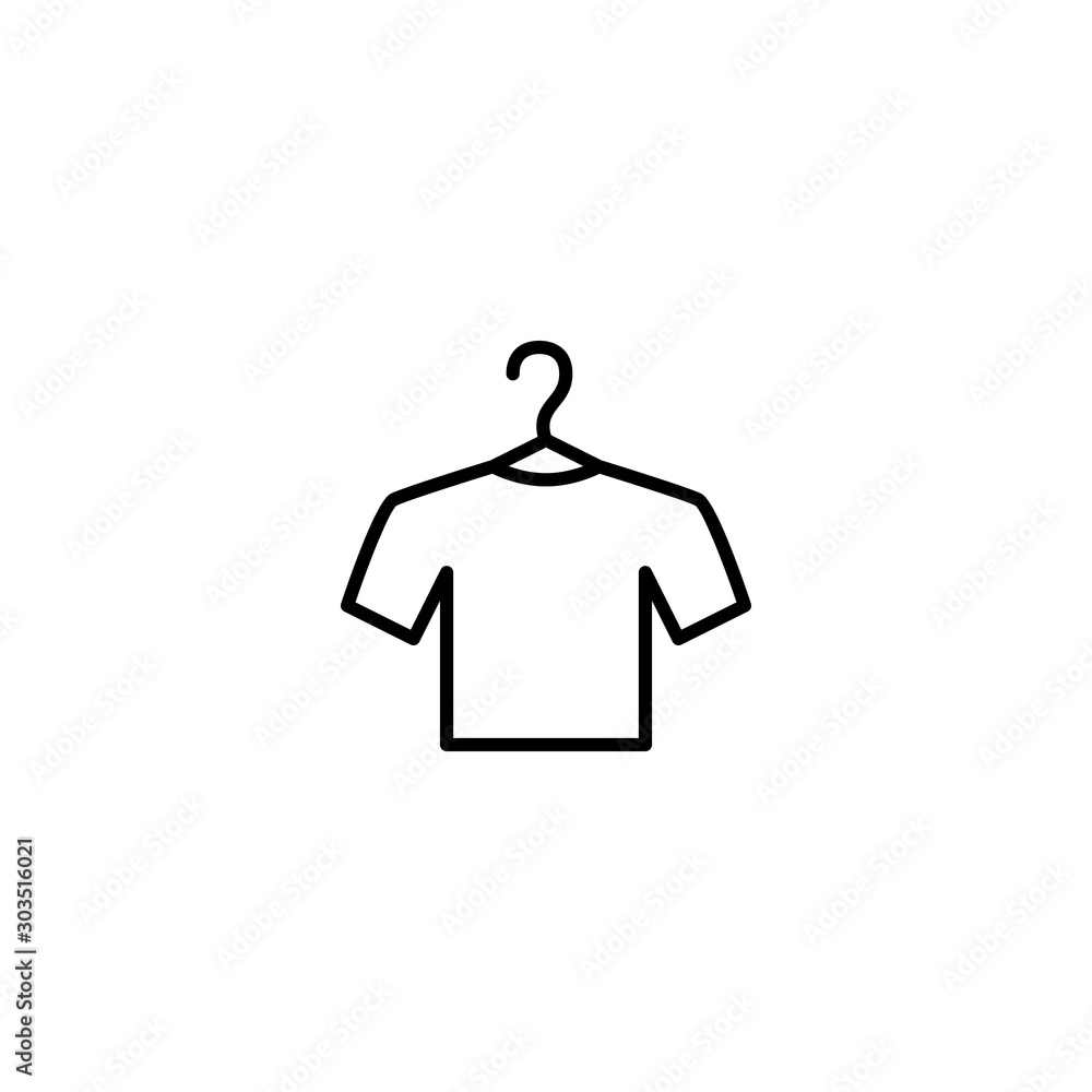 cloth with hanger icon vector illustration cloth with hanger icon vector illustration