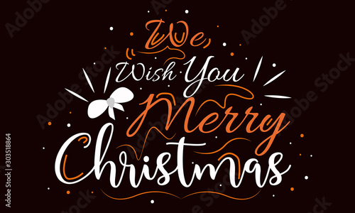 Wish You Merry Christmas Greeting Card