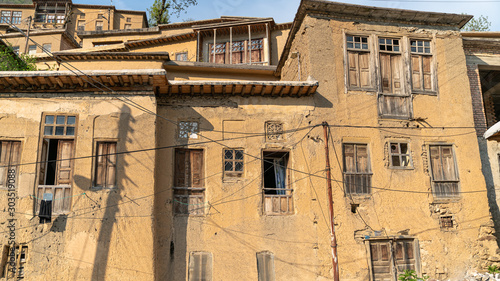 Traditional village of Masuleh in Gilan province, Iran photo