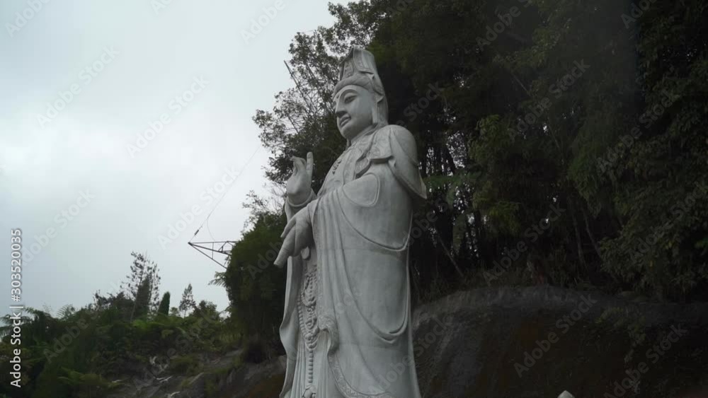 full buddha statue establish shot full buddha statue establish shot
