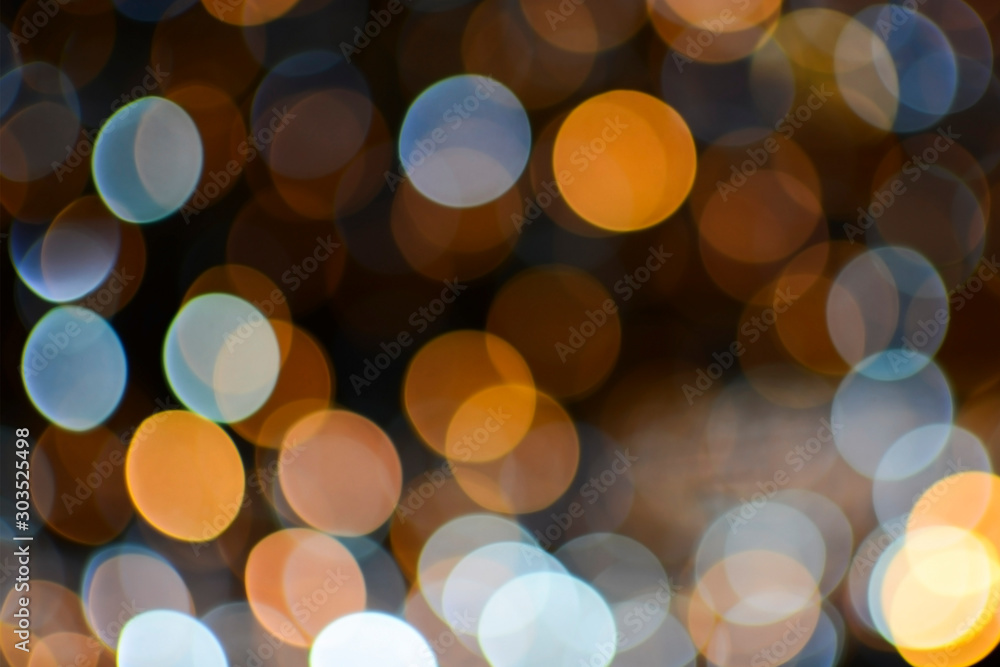 Φωτογραφία Christmas, new year, club and party bokeh gold, white and yelow lights background, pattern