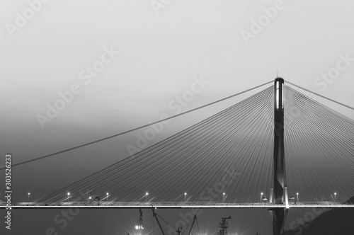 Photography Suspension bridge in Hong Kong