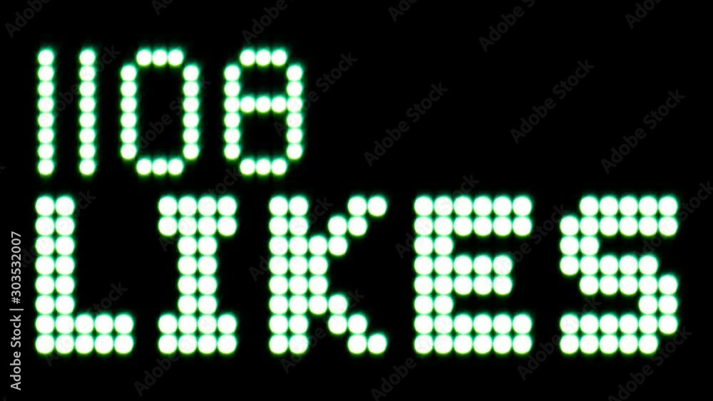 Likes Quantity Counting Up To One Million. Great For Your Social Network And Facebook Related Projects. High Quality Animation. 4K, 30 FPS Likes Quantity Counting Up To One Million. Great For Your Social Network And Facebook Related Projects. High Quality Animation. 4K, 30 FPS