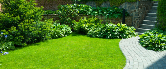 Detail of a botanical garden.