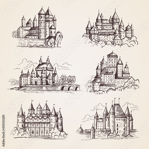 Obraz na plátne Castles medieval