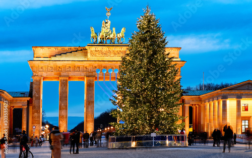 Photography Brandenburg Gate Building in Berlin, Germany