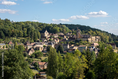 The Village of Carlux in Dordogne valley, Aquitaine, France