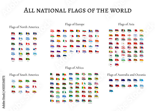 All official national flags of the world .