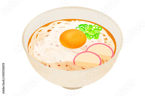 月見うどん