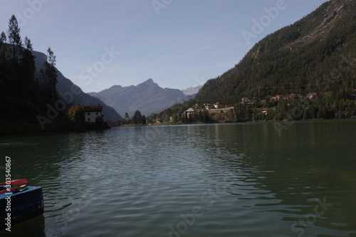 beautiful lake with mountain view by Alleghe