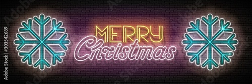 Glow Greeting Card with Freeze Snowflake and Inscription