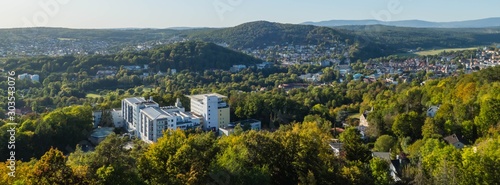 Panorama Bad Kissingen von oben photo