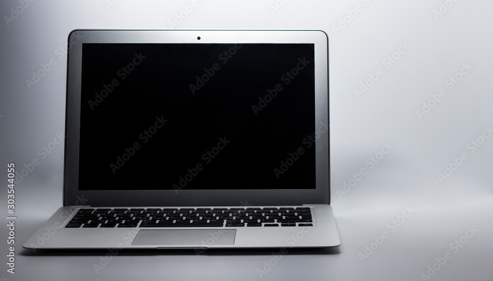 Laptop on a white background. Laptop on a white background.
