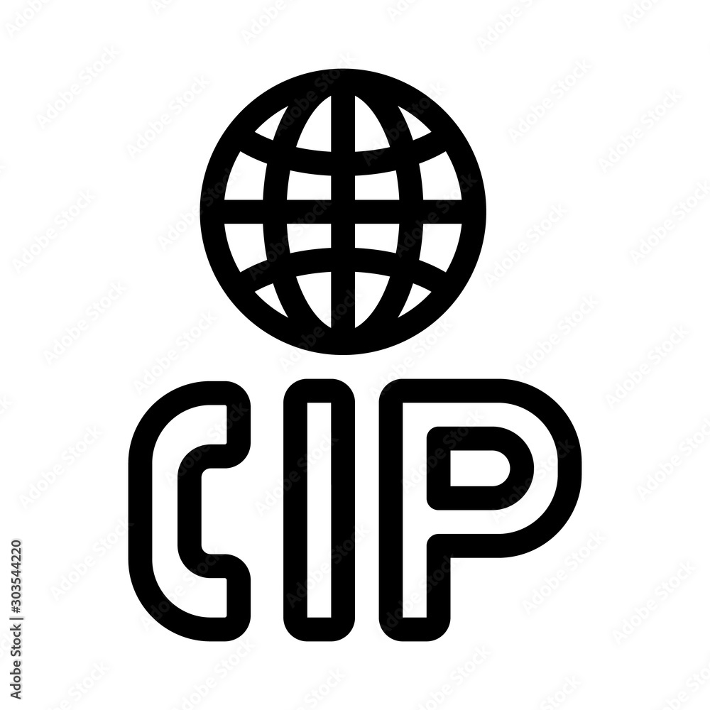 Voip Ip Calling System Icon Vector. Outline Voip Ip Calling System Sign. Isolated Contour Symbol Illustration Voip Ip Calling System Icon Vector. Outline Voip Ip Calling System Sign. Isolated Contour Symbol Illustration
