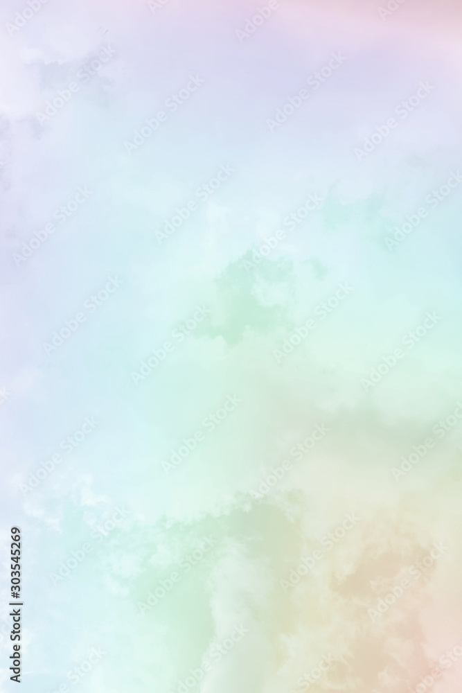 Soft Cloud sky subtle background pastel gradient color  for sky cloud nature abstract background 