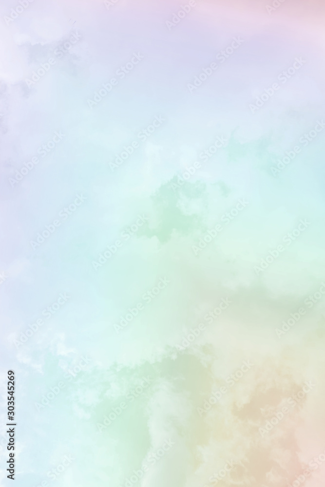 Fototapeta premium Soft Cloud sky subtle background pastel gradient color for sky cloud nature abstract background 