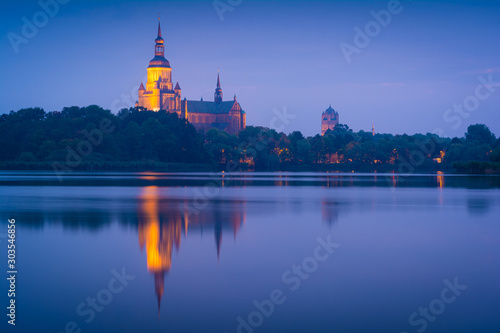 Marienkirche in Hansestadt Stralsund - Blaue Stunde