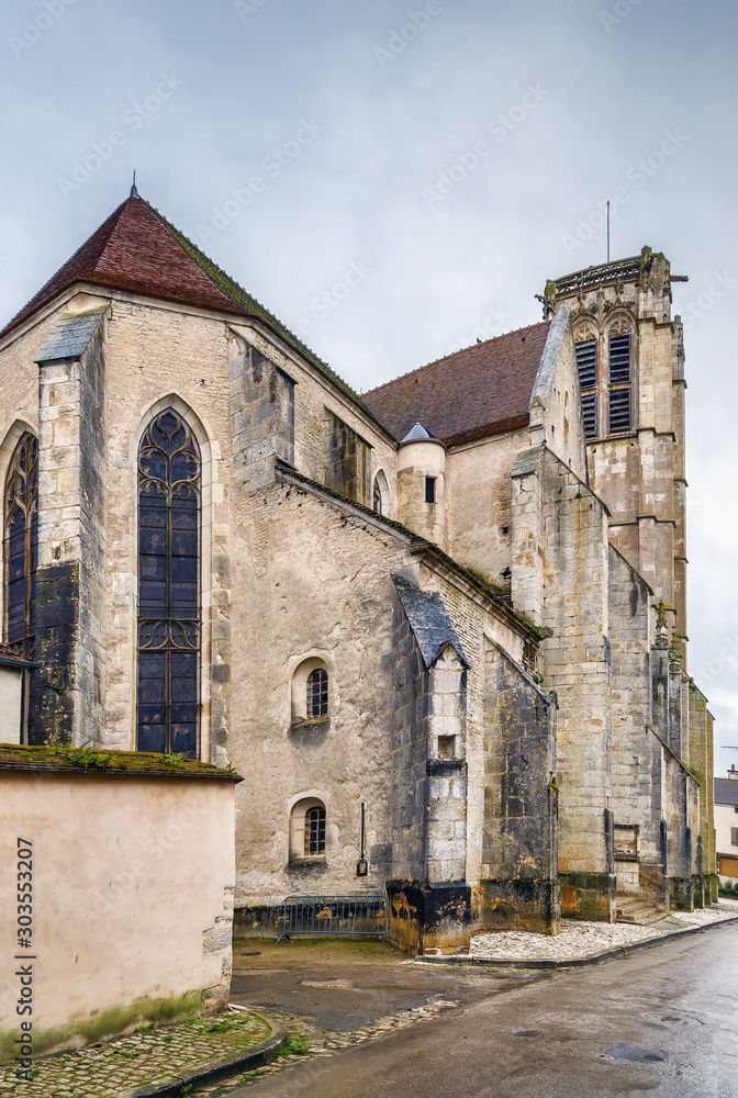 Parish church Notre-Dame, Noyers, Yonne, France