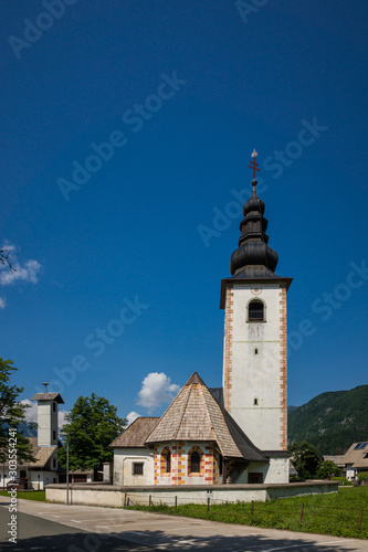 Church in Stara Fuzina, Bohinj, Slovenia