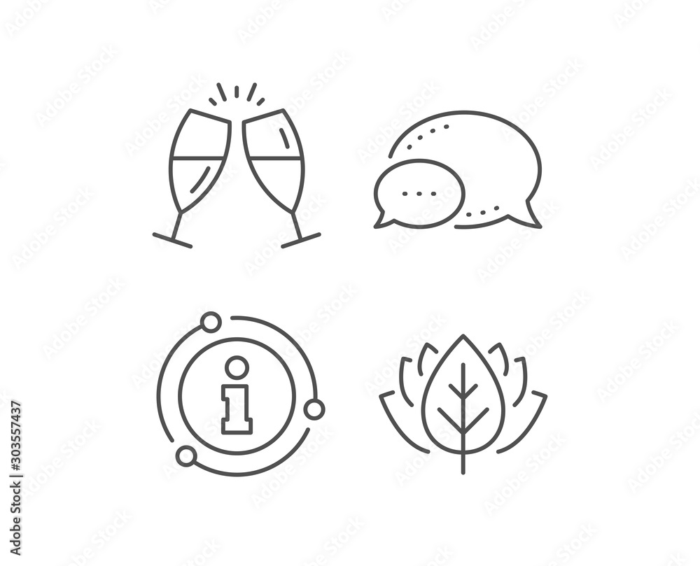 Champagne glasses line icon. Chat bubble, info sign elements. Romantic celebration sign. Love chin-chin symbol. Linear champagne glasses outline icon. Information bubble. Vector Champagne glasses line icon. Chat bubble, info sign elements. Romantic celebration sign. Love chin-chin symbol. Linear champagne glasses outline icon. Information bubble. Vector