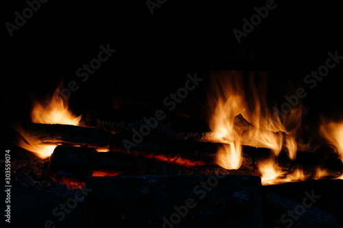 abstract blaze fire flame background